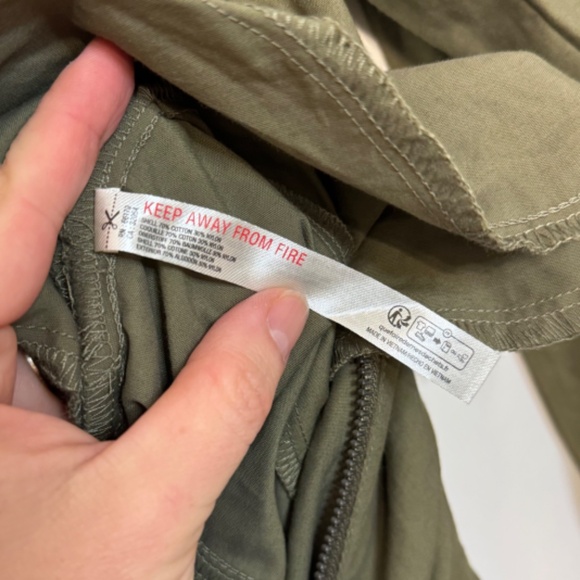 Free People Movement Mesmerize Me Utility Coveralls - Olive Green | Size S - Picture 8 of 12